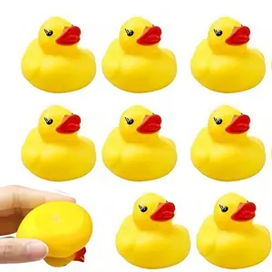 10 Rubber Ducks, Squeaky Duck Toys, Pool Party Decor, Birthday Gift, Home Decoration, Hawaiian Party Supplies, Store Souvenirs, Fun, Hawaiian Theme