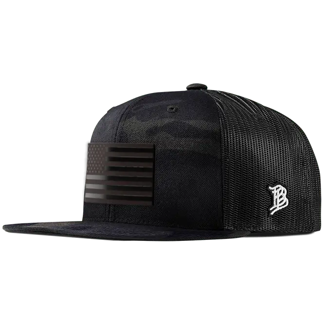 Old Glory Midnight Flat Trucker