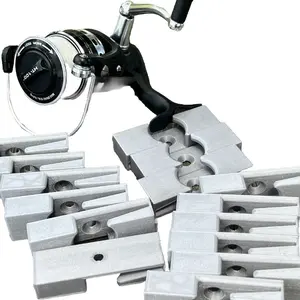 Fishing Reel Wall Mount BUNDLE SET OF 15 (X15) PIECES Fits 3K - 10K Series Spinning Reel Organizer Racks Easy  Installation Lightweight Durable