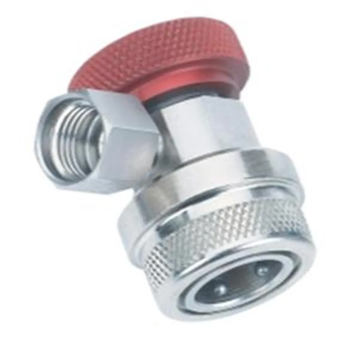 212 MAIN FJC6001 R134A Manual Quick Service Coupler - High Side Hose Fitting