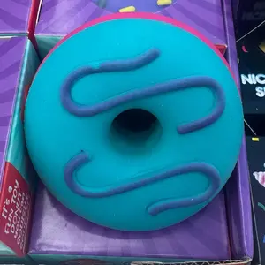 Donut Squishy Random Design - Fun and Colorful Donut Shape Stress Relief Toy for Kids and Adults