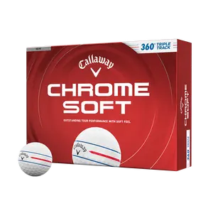 Callaway Golf Chrome Soft 360 Triple Track Golf Balls in White