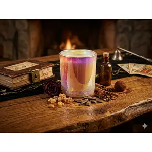 Handpoured Wickless Flameless Soy Wax Candle: Magic