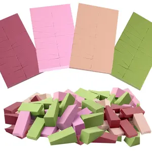 Makeup Wedges, 96Pcs Makeup Blenders Sponges, Soft Sponge Cosmetic Puff Small Wedge Shape, Latex Free Foam Sponges Powder Puff