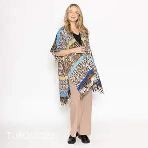 3.29.26 Duster Animal print colorful