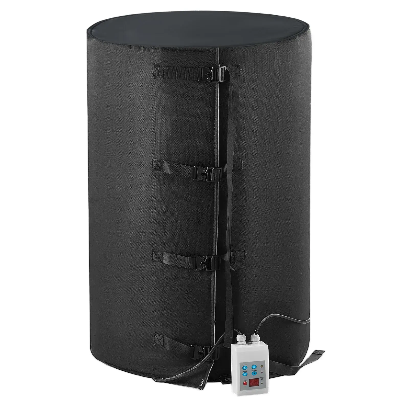 【Summerfinds】VEVOR Metal Drum Heater,1300 WattPail Heating Band for 55 Gallon Barrel0-145℉ Adjustable with Independent ThermostatWaterproof Oxford Fabric High Efficiency Grease Keg HeaterFCC Listed