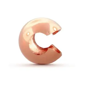 14Kt Rose Gold Filled 4mm Crimp Covers - 20pcs/pack