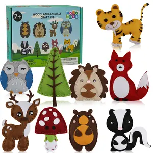 MOMO TOYS Sewing Kit for Kids - Kids Sewing Kit for Hours of Entertainment - Safe & Straightforward Make Your Own Stuffed Animal Kit - Beginner Sewing Kit