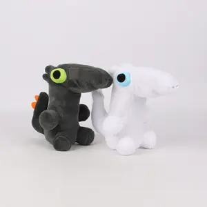 New Dancing Dragon Internet Celebrity Dancing Dragon Black Dragon White Dragon Plush Doll How to Train Your Dragon Stuffed Animal