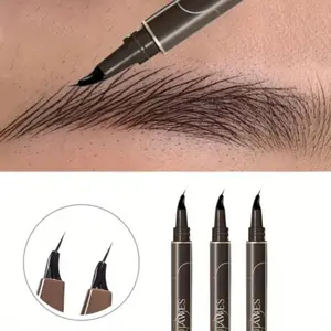 Focus Curved Tip Liquid Eyeliner Pen, Slim Eye Liner for Lower Lashes and Corners of Eyes, Easy-to-Use for Beginners with 18-Degree Tilted Tip, More Suitable for Human Body Eye Ergonomics, No Smudging or Removal, Eye Makeup Products