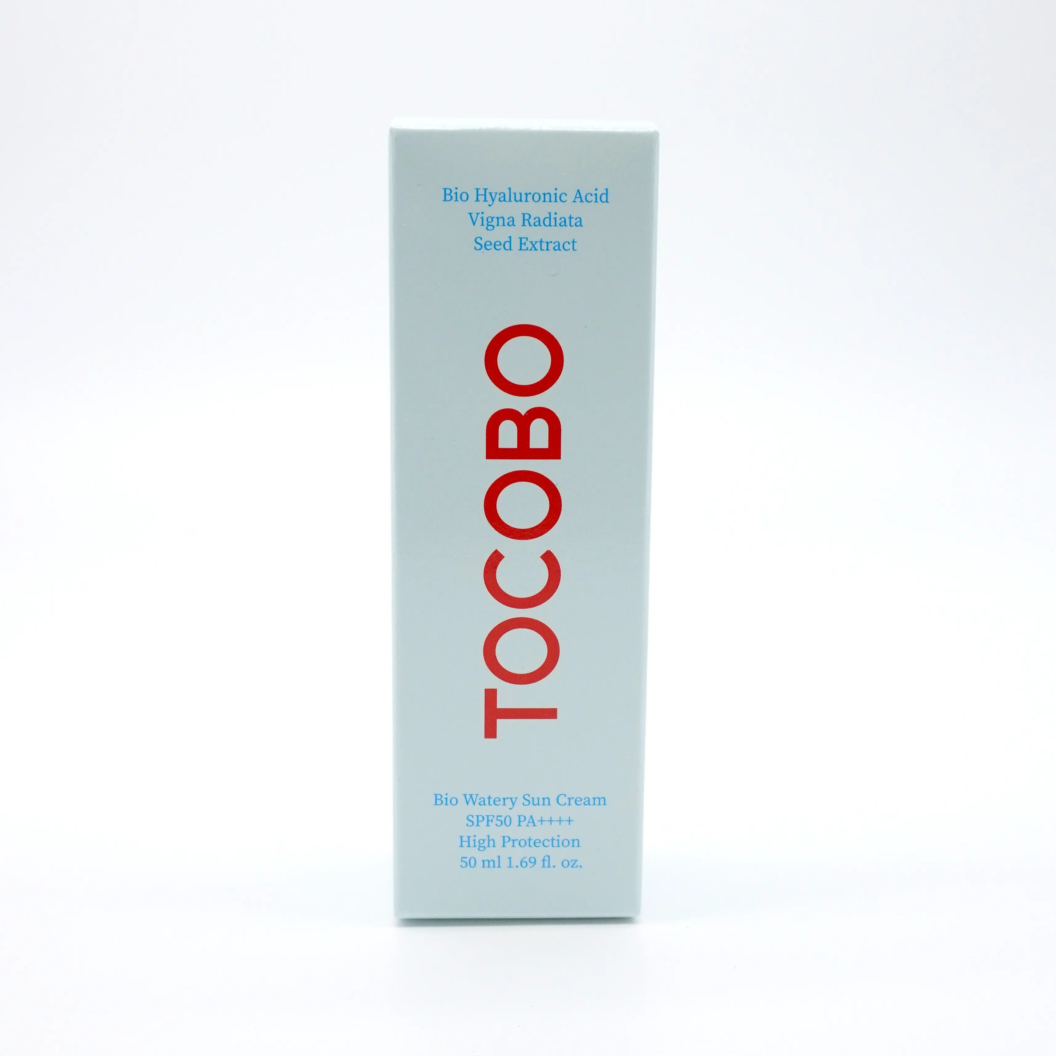TOCOBO Bio Watery Sun Cream SPF50+ PA++++, Hydrating Daily Facial Moisturizer with Hyaluronic Acid for Sensitive Skin, 50ml, Lightweight, High Spf50+, Smooth, Skin Repair