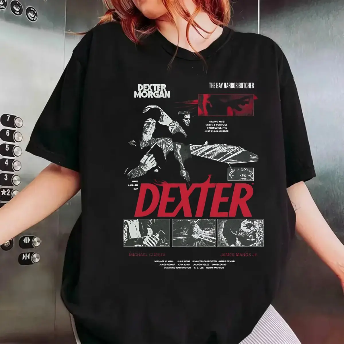 Dexter Vintage Shirt Funny Dexter Movie Sweatshirt & Hoodie, Morgan Graphic 90s Tee, Bay Harbor Butcher Shirt, Unisex Sweater Pullover Tee
