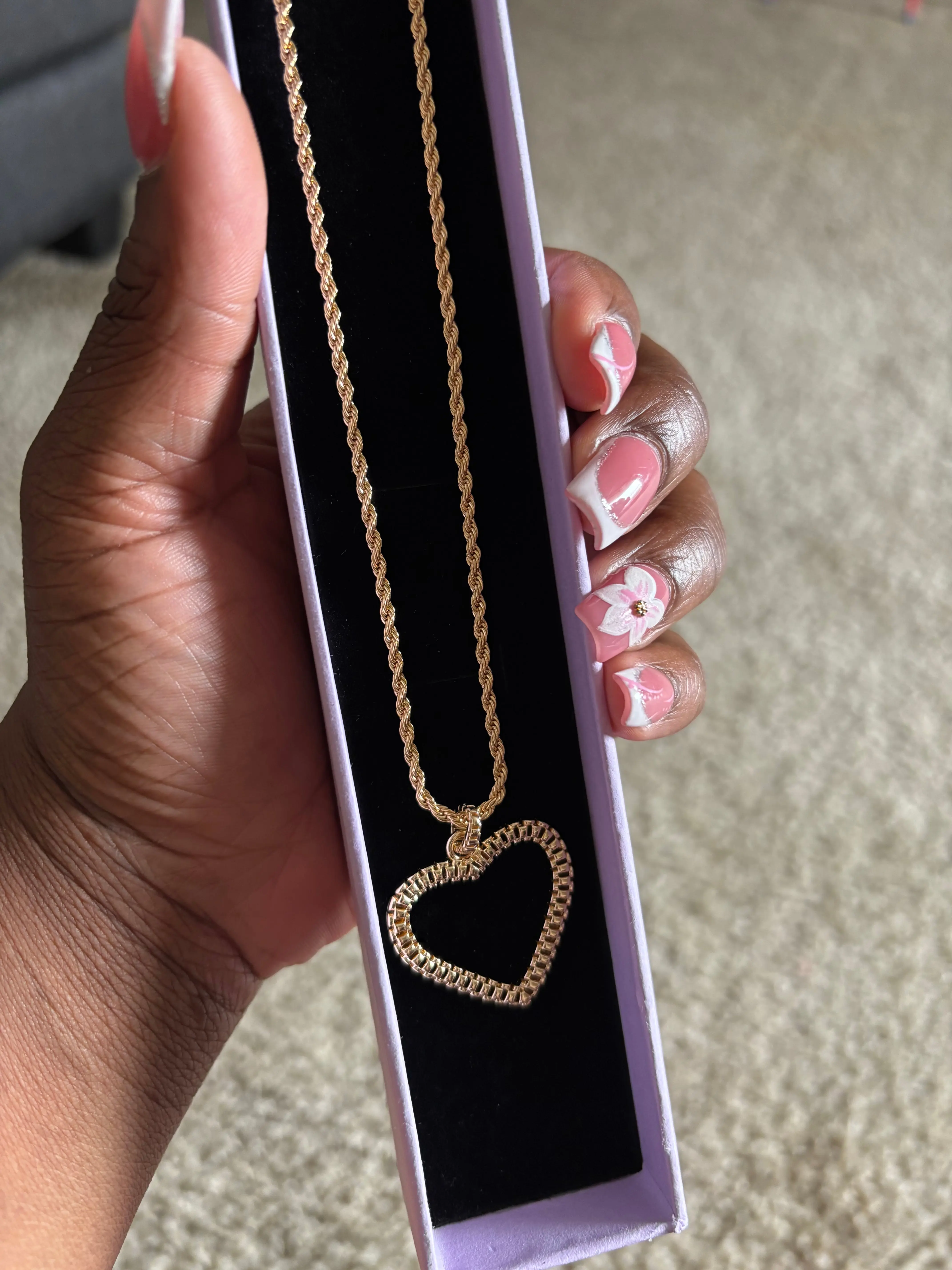 Open Heart Necklace
