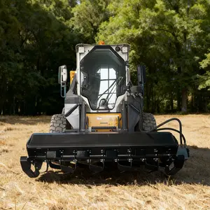 72" Bi-Directional Rotary Tiller – Forward & Reverse Soil Prep, Skid Steer Attachment for Gardens & Food Plots, Quick Tach