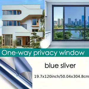 MIDOAIS Large One-Way Privacy Window Film for home and office windows. Features electrostatic adhesion—no glue required—and provides UV protection, sunshade, and heat insulation. A summer must-have. Bonus gifts: spray bottle, measuring tape, and squeegee.