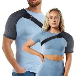 Shoulder Brace - Support and Compression Sleeve for Torn Rotator Cuff, AC Joint Pain Relief - Arm Immobilizer Wrap,Stability Strap, Dislocated Sholder - for Men and Women