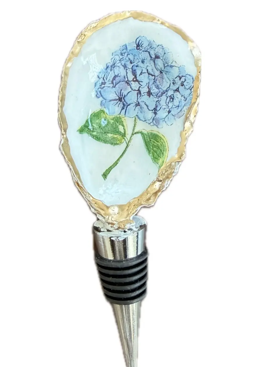 Decoupage Hydrangea Shells