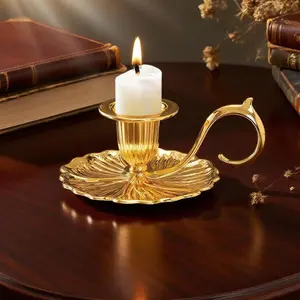 Vintage Antique Copper Candle Holder! Elegant Carved Design - Restaurant Perfect for Romantic Dinner, Soft Warm Light, Ideal Gift for Couples, Home Decor, Vintage Candle Stand, Home Decoration