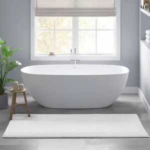 Cotton Tufted 3000 GSM Reversible Bath Rug