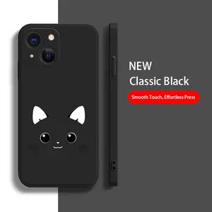 Straight Edge Phone Case Compatible with Galaxy S23 Ultra S24 Plus S25 S22+  Cute Kitten Pattern Full Body Protection Shockproof Soft Liquid Silicone Cover Cellphone Protective