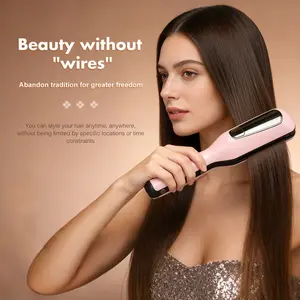 Portable USB Rechargeable Hair Trimmer with Storage Base, Electric Split End Scissors, Multi-Functional Hair Clipper for Home & Travel Use