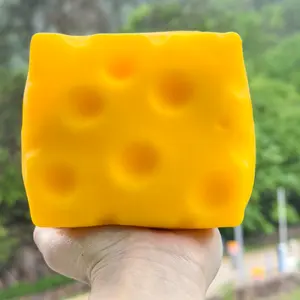 Giant Cheese Squeeze Toy, Extra Large Size Cheese Squishy, Soft Squishy, Fidget Toys, Slow Rebound, Shapeable, Venting Ball, Adult Gifts