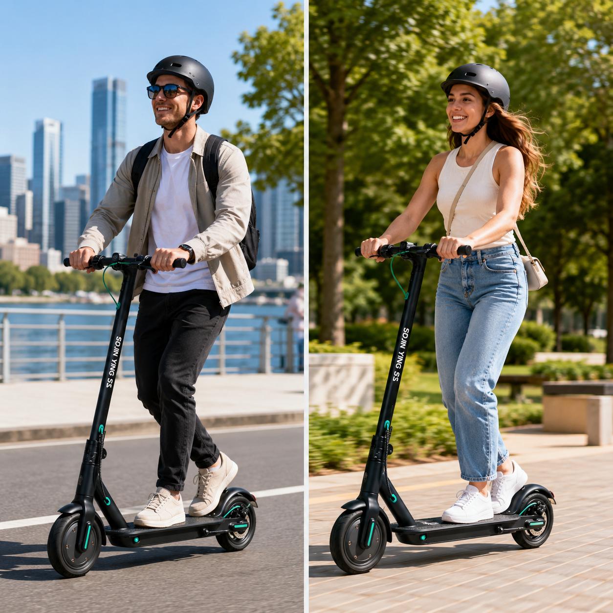 Adult Foldable Electric Scooter - 350W Motor, 8.5" Tires, 25km/h Max Speed, Lightweight Portable School Active Scooter for Urban Commute & Compact City Travel