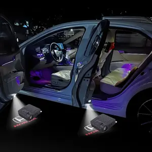 Set of 2 welcome lights for Honda cars; decorative lights; door projector lights; compatible with various models; car accessories.