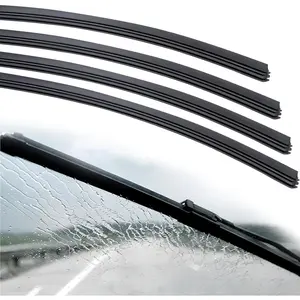 4 count Wiper  Refill, 28 inch DIY Adjustable Universal Replacement Wiper  Refill Replacement for Front and Rear Windshield Wiper Baldes Rubber Strip for , , SUV