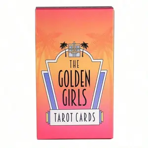 78 Cards The Golden Girls Tarot Cards, Fortune Telling Game and Divination Deck, Tarot Card Decks, Classic Tarot Cards for Party and Family Board Game, Card Games, Juegos de Mesa