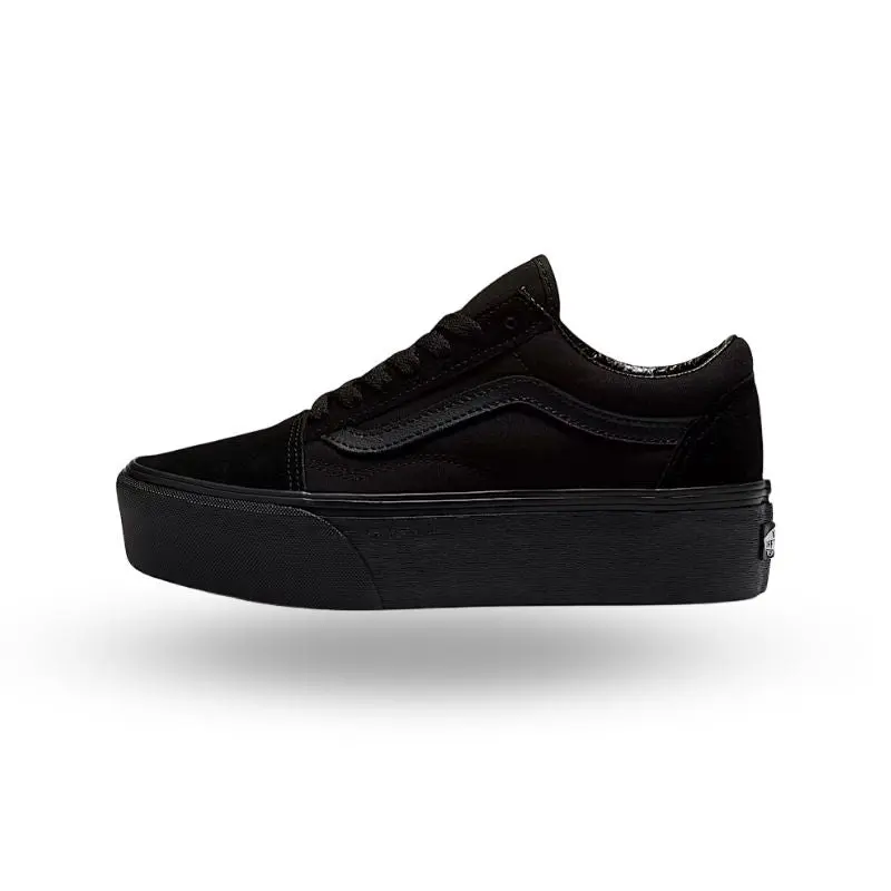 Men's Classic Platform Sneakers, Iconic Low-Top Casual Trainer in Suede & Canvas with a Side Stripe and 34mm Vulcanized Rubber Sole, Sporty Chic, Chunky Shoes
