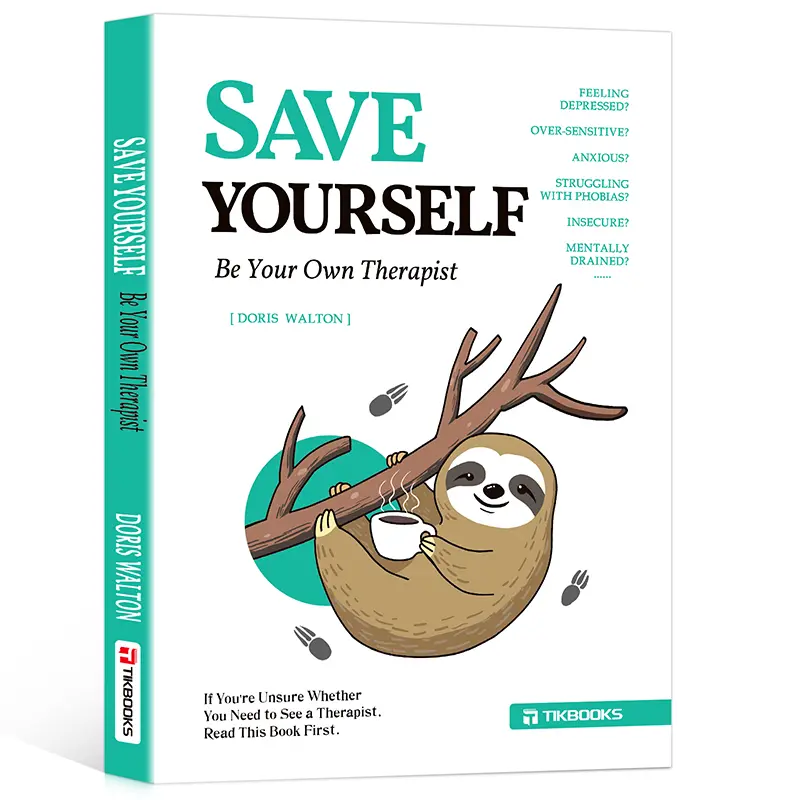 S-【TIKBOOKS】Be Your Own Therapist — Stop Self-Drain, Master Your Emotions, and Restore Inner Calm Self Improvement Journal Daily Guided Journal