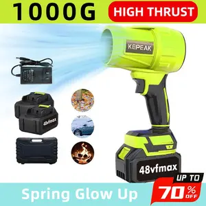 Turbo Jet Blower,Leaf Blower, Violent Turbo Fan, Pure Copper Motor,Car Drying After Wash, Handheld Snow Blower,Cordless Turbo Power Air Duster,Home Improve,Garden Mainte Holiday gifts