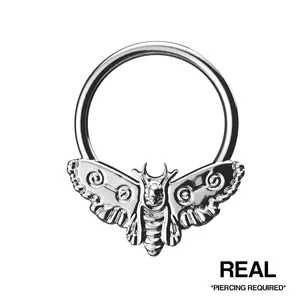 REAL Moth Septum Piercing