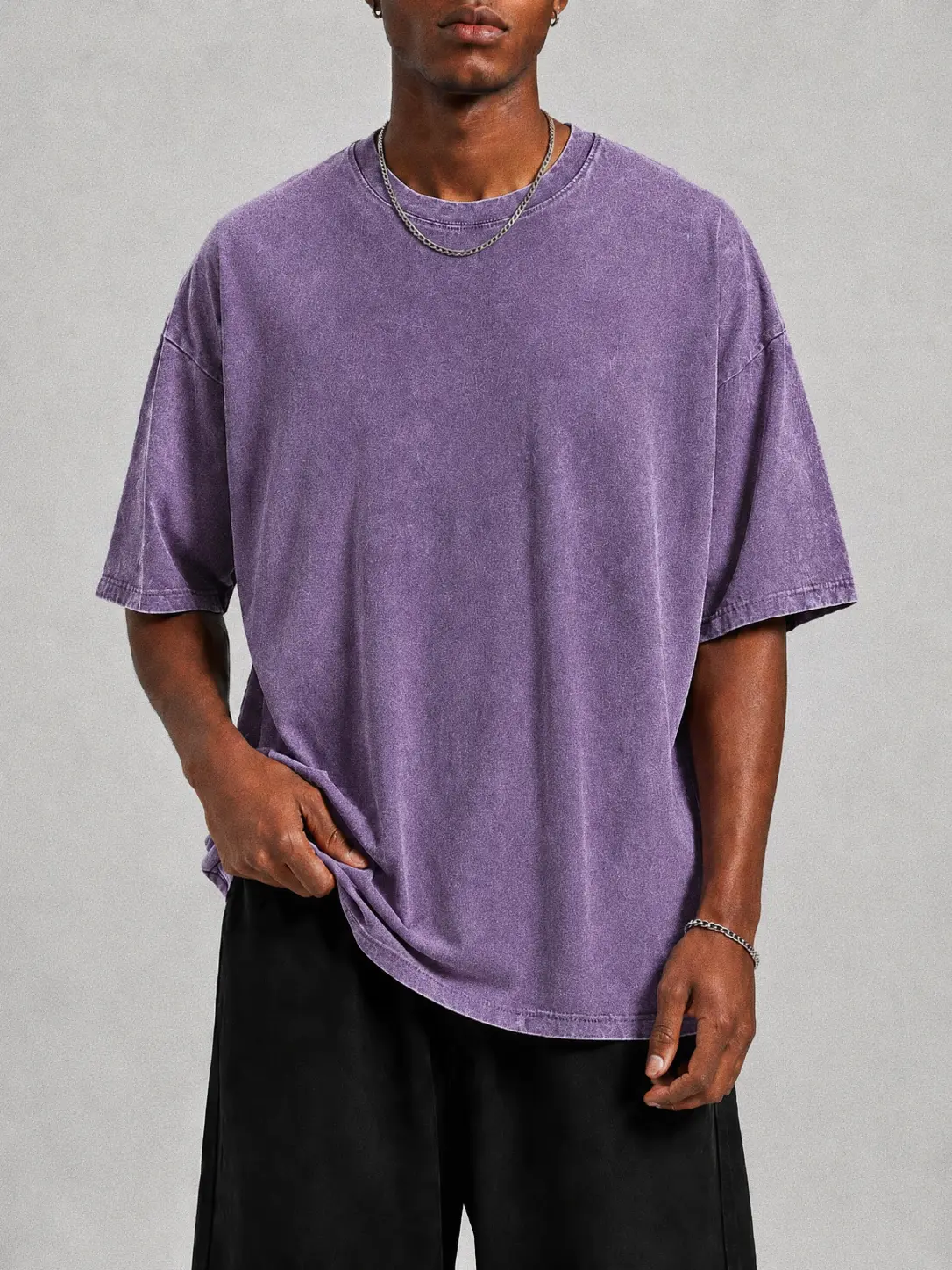 Oversized Heavyweight T-Shirt with Quote, Unisex 7oz 100% Cotton Vintage Washed Drop Shoulder, Breathable Loose-Fit for All Seasons, Streetwear, Tshirt