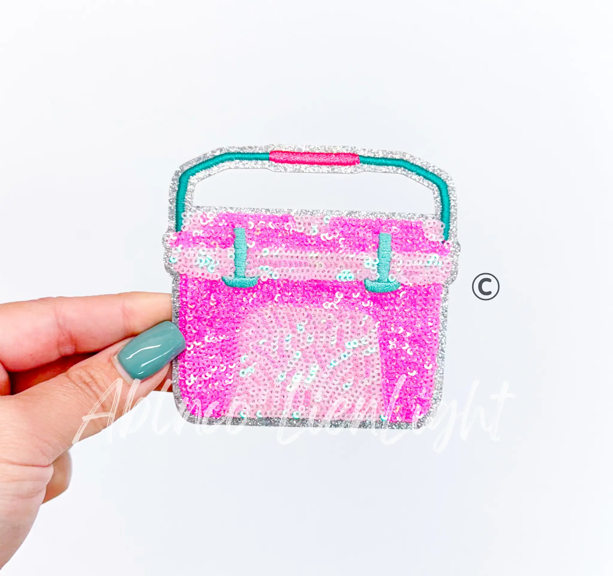 Cooler Pink Sequin Patch