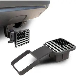 Fits for 2-inch Hitch Cover, Trailer Hitch Cover Tube Plug Insert, Car Exterior Accessories, Receiver Tube Hitch Plug