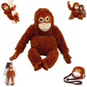 Cute Soft Gorilla Plush Pillow 65cm Stuffed Animal Toy Gift For Kids & Girlfriend Adults