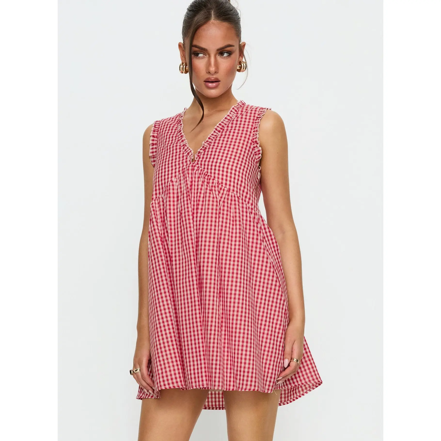 princess polly ladybug dress Ladybug Mini Dress White Polka