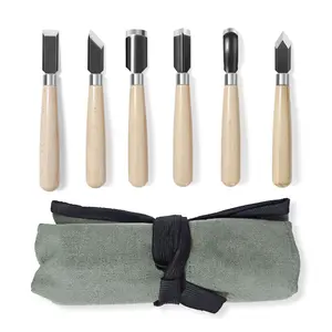 Wood Carving Tool Set - Hand Tools Chisel Set with Canvas Case, Wood Carving Chisels Set Woodworking for Adults, Wood Whittling Knives Tools Set for Beginners, Hobbyists and Professionals