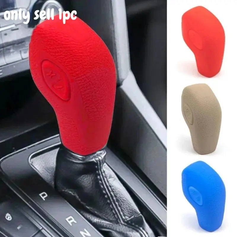 1pc Universal silicone gear shift cover automatic gear shift cover new car gear shift cover protection shift lever cover Car Accessories
