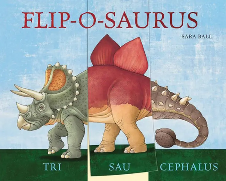 USED Book - Flip-O-Saurus: Make Your Own Wacky Dinosaur! by Drehsen, Britta (Board book) - english