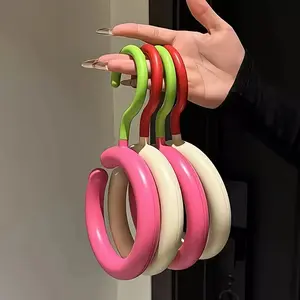 Home Bedroom Multi-Functional Display Rack, Clothing Store Dopamine Round Scarf Tie Rotating Hooks, Stylish Storage Solution