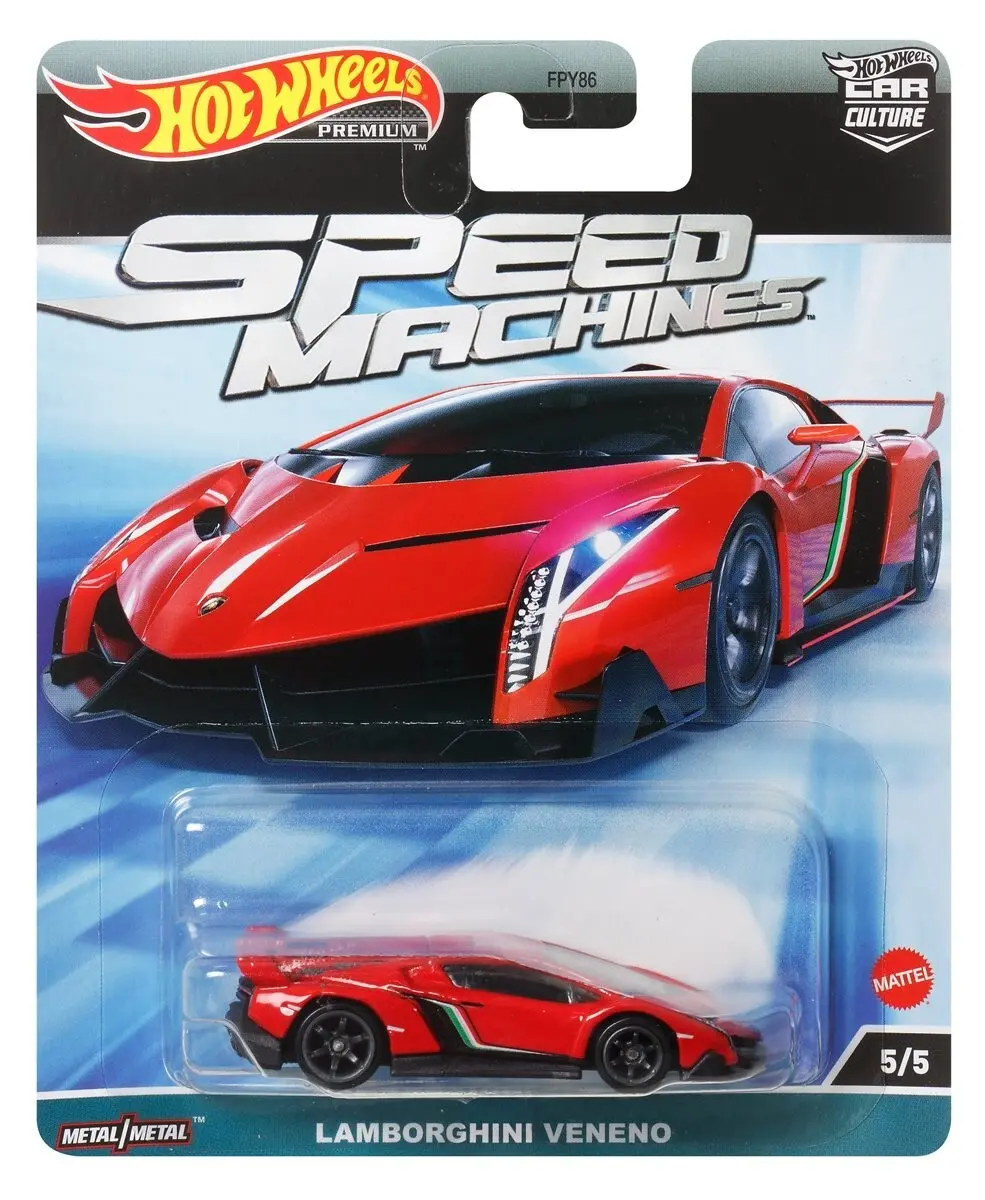 Hot Wheels 2023 Premium Car Culture Speed Machines Lamborghini Veneno