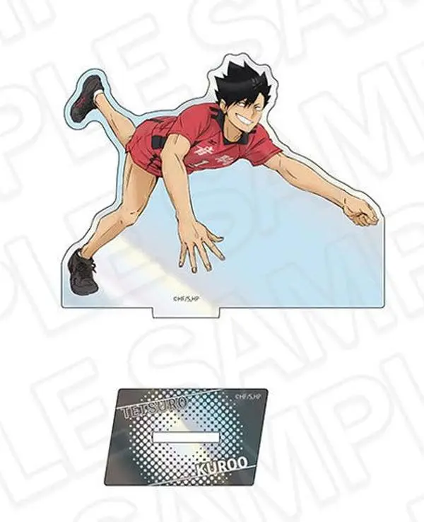 Movic Haikyu!! Tetsuro Kuroo Aurora Iridescent Anime & Manga High-Quality Acrylic Figure, Approx. H150mm or Smaller Home Decor Plaque