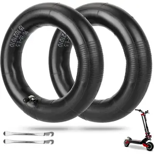(2 Pack) 90/65-6.5 Replacement Inner Tubes with 90 Degree for Dualtron Thunder Speedual Plus Zero 11X and Other 11 Inch electric scooter 110/90-6.5 110/50-