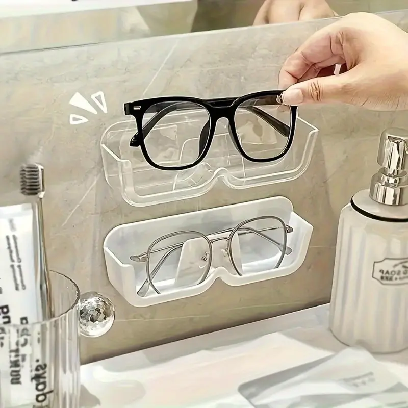 3-piece sunglasses storage rack, wall-mounted sunglasses frame, suitable for family glasses frame/sunglasses frame, home decoration, bathroom storage rack, Sunglasses Organizer, Sunglasses Holder