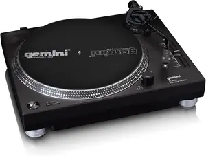 Gemini Direct Drive Turntable with USB and Built-In Preamp | 33 45 78 RPM | Vinyl Record Player for Home with Digital Recording (TT-5000) Gemini Sound