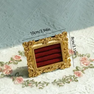 Jewelry Display Stand Vintage Photo Frame Ring Tray Jewelry Store Storage Booth Display Photography Display Item Prop