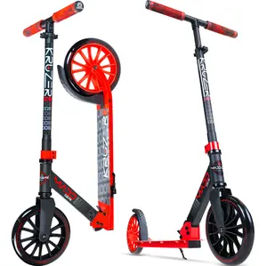 Madd Gear Kruzer 200 Folding Scooter - Black / Red